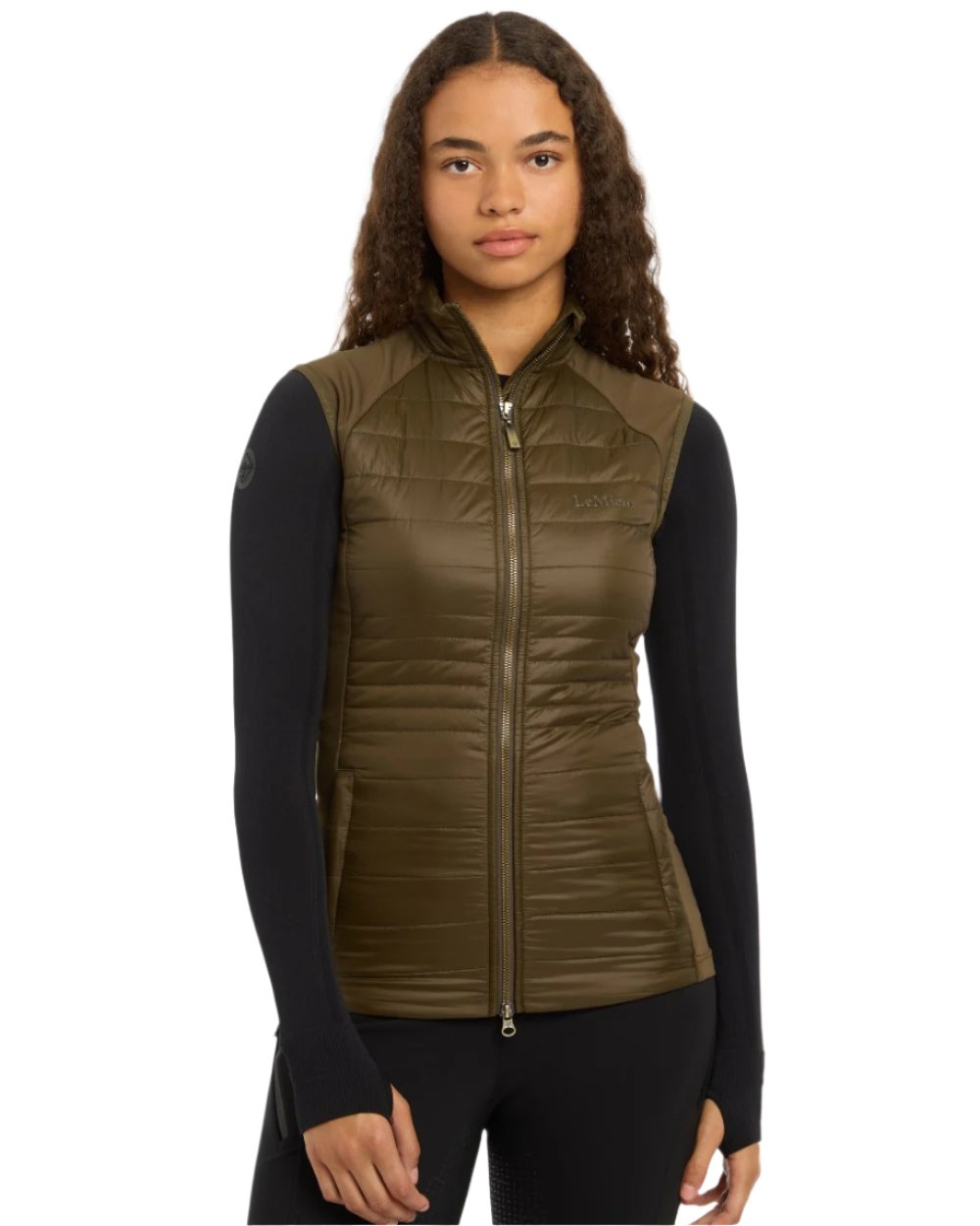 Alpine Coloured LeMieux Juliette Gilet On A White Background 