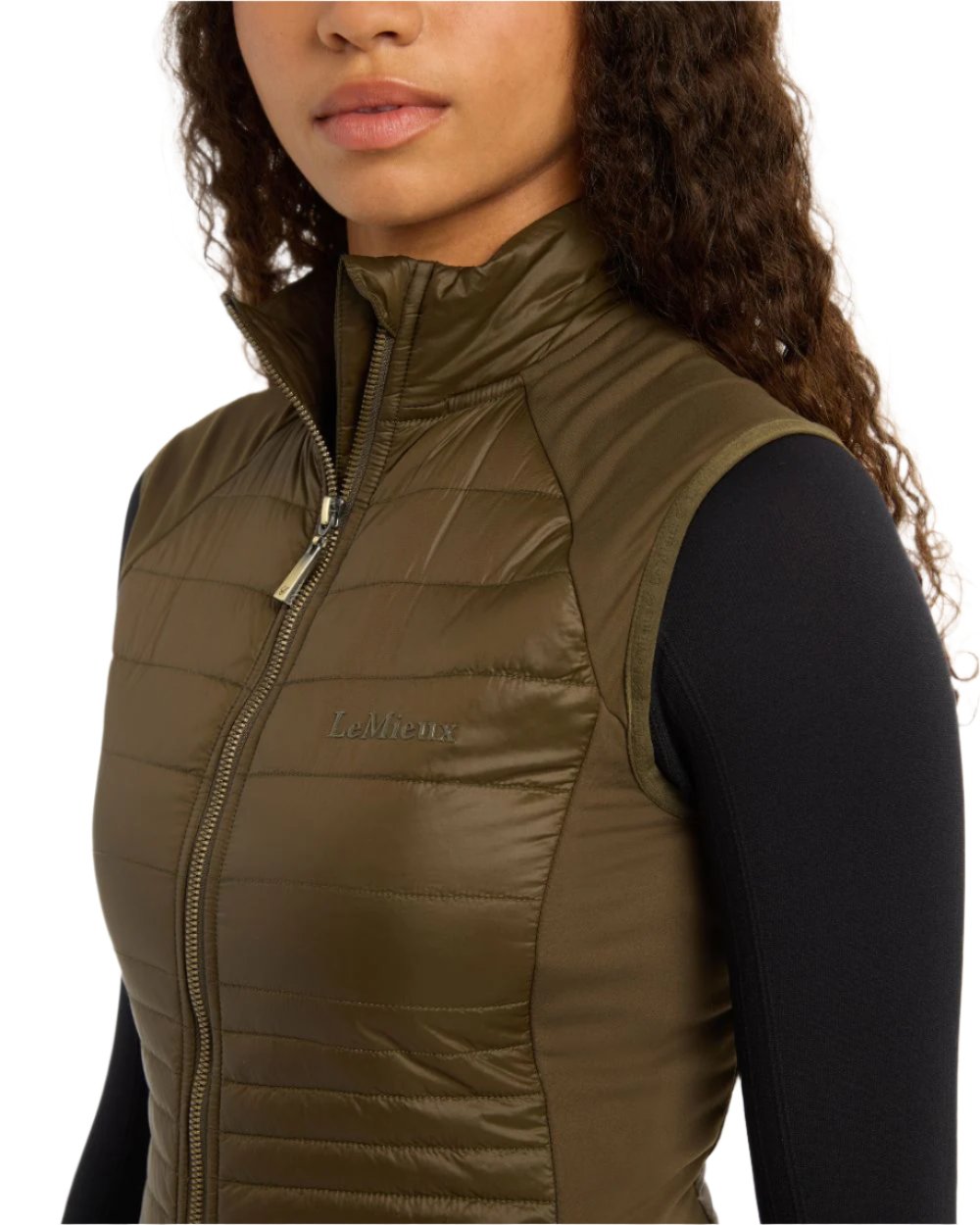 Alpine Coloured LeMieux Juliette Gilet On A White Background 