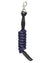 Navy coloured LeMieux Lasso Lead Rope on white background #colour_navy