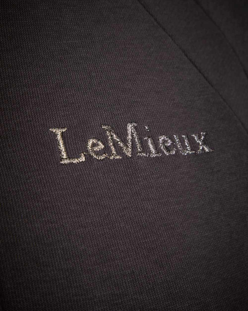 Cinder Coloured LeMieux Leia Lined Hoodie On A White Background 