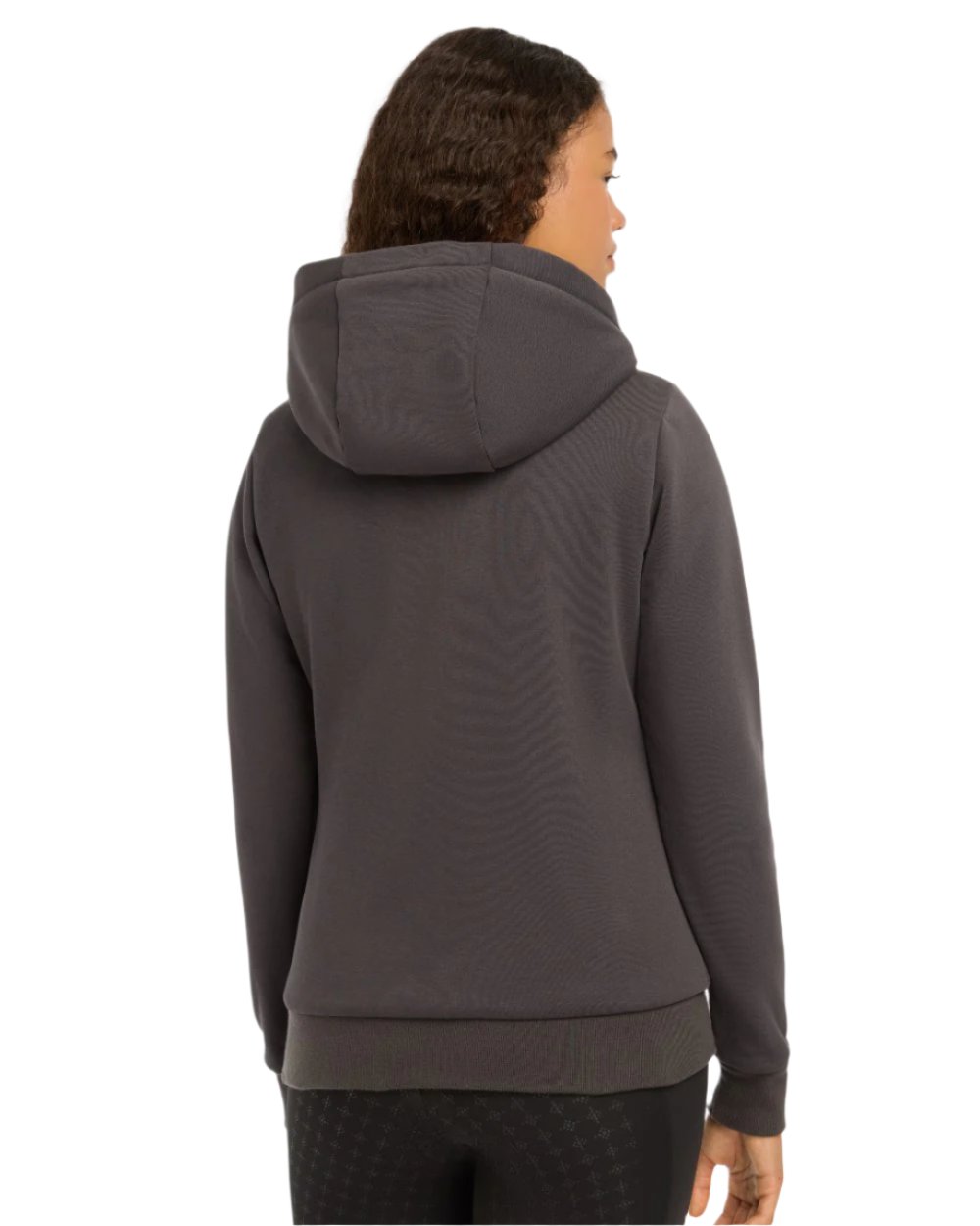 Cinder Coloured LeMieux Leia Lined Hoodie On A White Background 