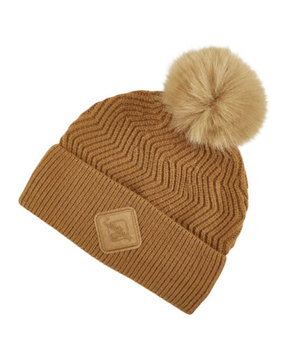 Ginger Coloured LeMieux Lila Beanie On A White Background 