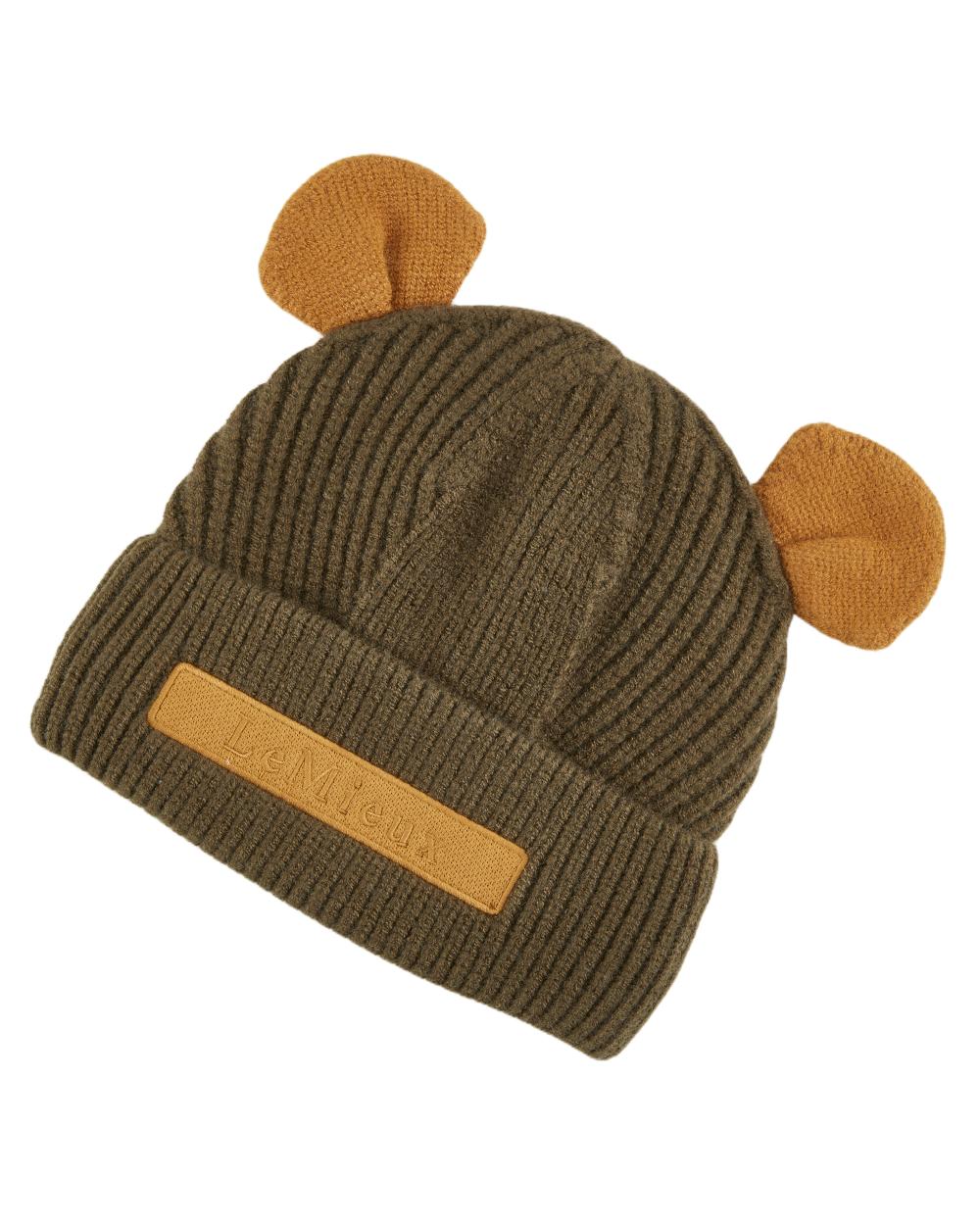 Alpine Coloured LeMieux Mini Bear Beanie On A White Background 