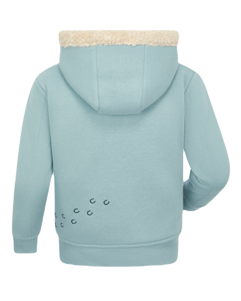 Glacier Coloured LeMieux Mini Charlie Lined Hoodie On A White Background 