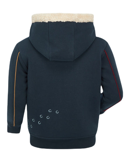 Navy Coloured LeMieux Mini Charlie Lined Hoodie On A White Background 