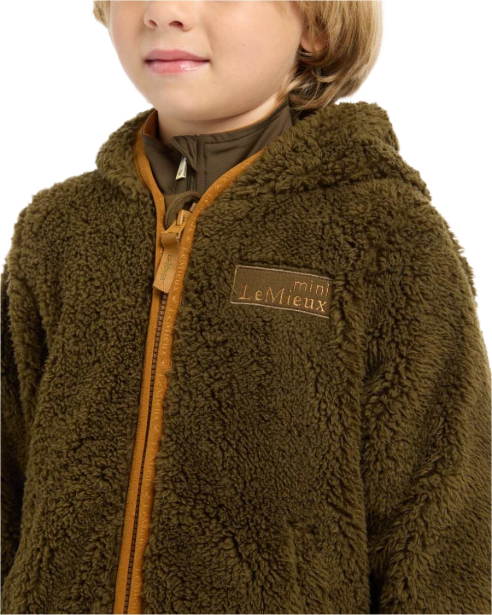 Alpine Coloured LeMieux Mini Teagan Fleece Jacket On A White Background 