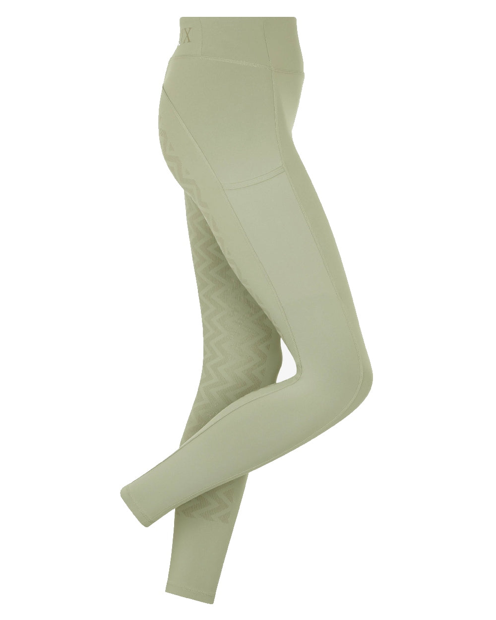 Fern coloured LeMieux Naomi Pull On Breeches on white background 