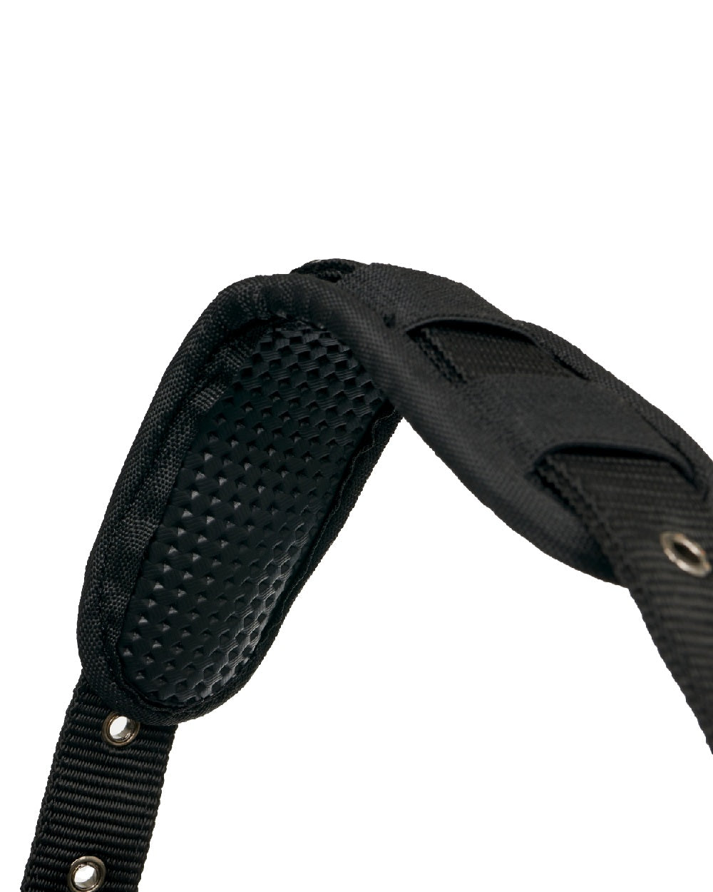 Black coloured LeMieux ProSafe Headcollar on white background 