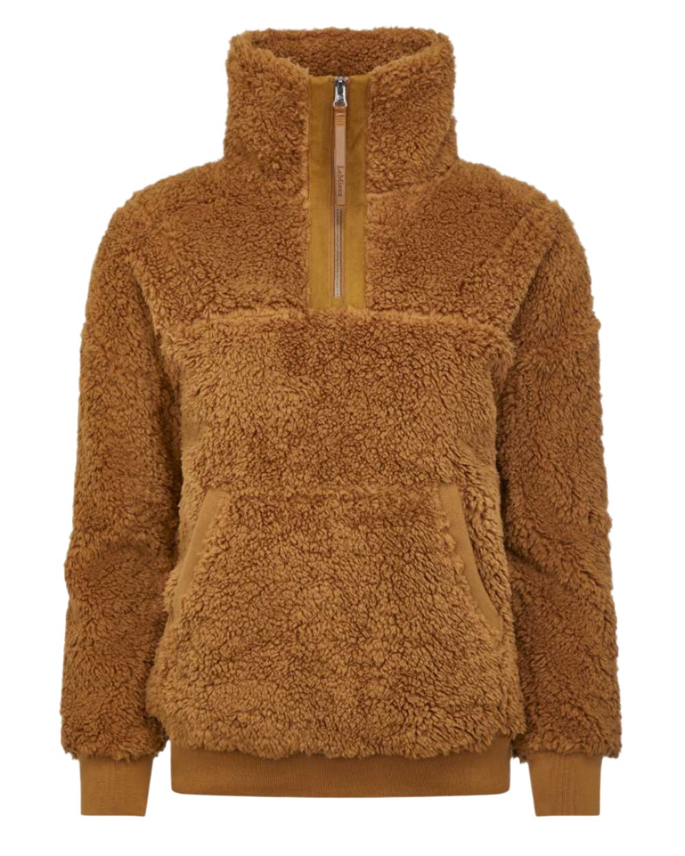 Ginger Coloured LeMieux Tara Teddy Fleece On A White Background 