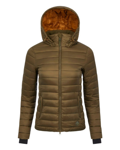 Alpine Coloured LeMieux Tilly Hooded Puffer Jacket On A White Background 