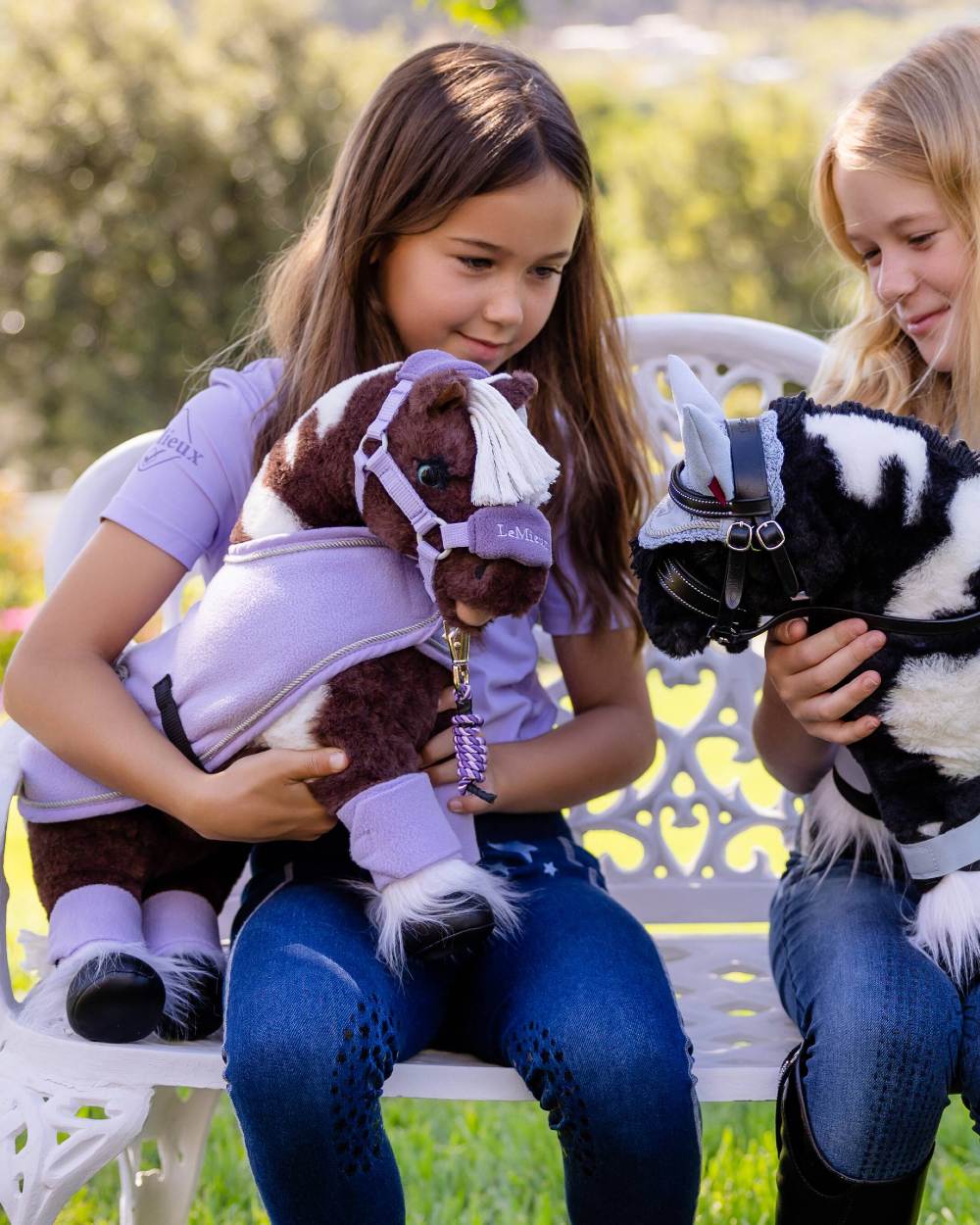 LeMieux Toy Pony Dazzle on blurred background 