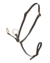Brown coloured LeMieux Toy Pony Martingale on white background #colour_brown