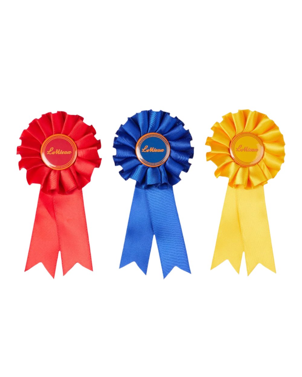 Multi Coloured LeMieux Toy Pony Rosette Pack On A White Background 