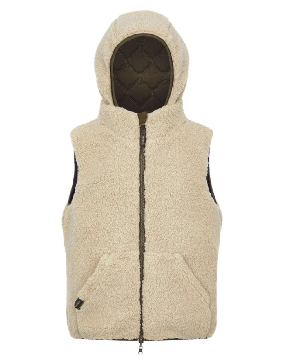 Alpine Coloured LeMieux Young Rider Eloise Reversible Winter Gilet On A White Background 