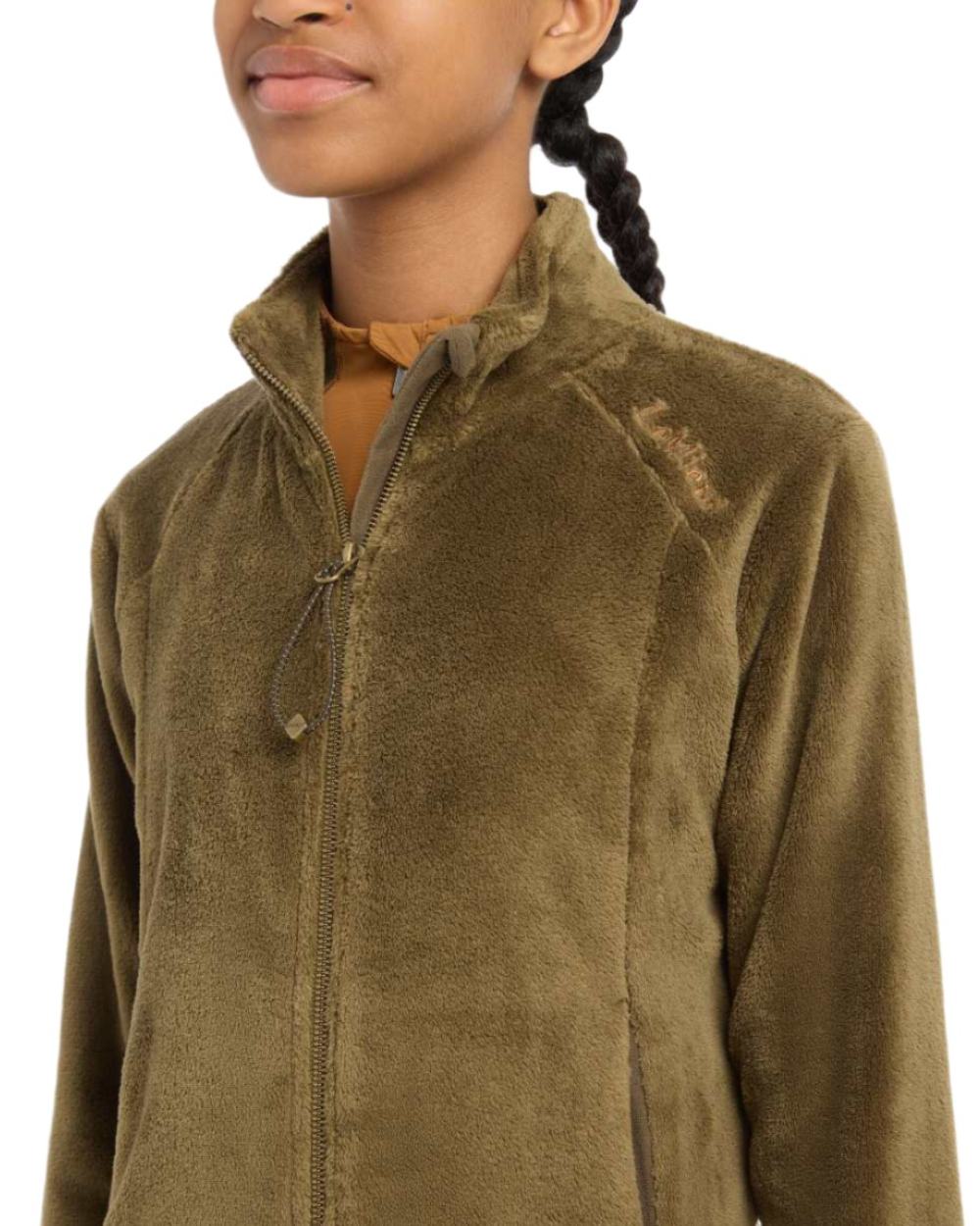 Alpine Coloured LeMieux Young Rider Libby Fleece Jacket On A White Background 