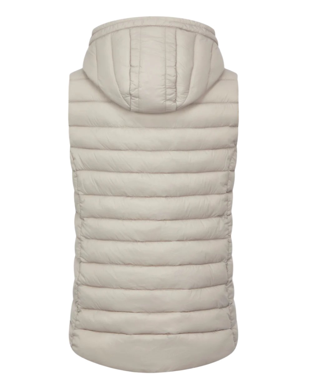 Ash Coloured LeMieux Young Rider Milly Puffer Gilet On A White Background 