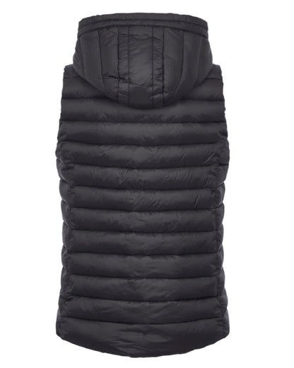 Black Coloured LeMieux Young Rider Milly Puffer Gilet On A White Background 