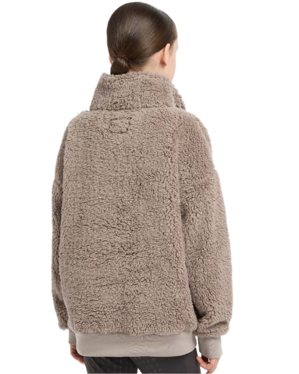 Ash Coloured LeMieux Young Rider Tia Teddy Fleece On A White Background 