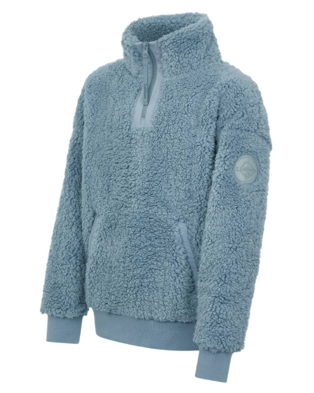 Glacier Coloured LeMieux Young Rider Tia Teddy Fleece On A White Background 