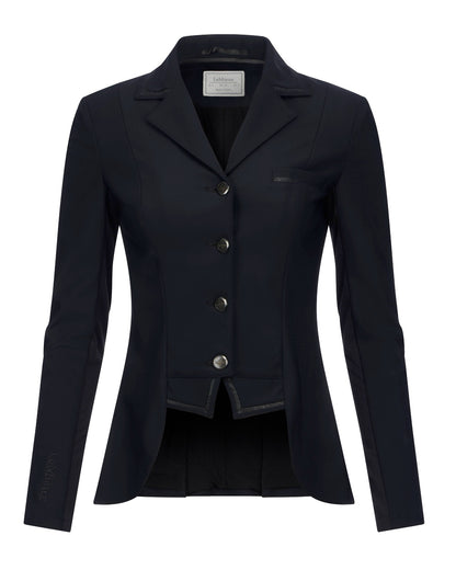 Black coloured LeMieux Zoe Show Jacket on white background 