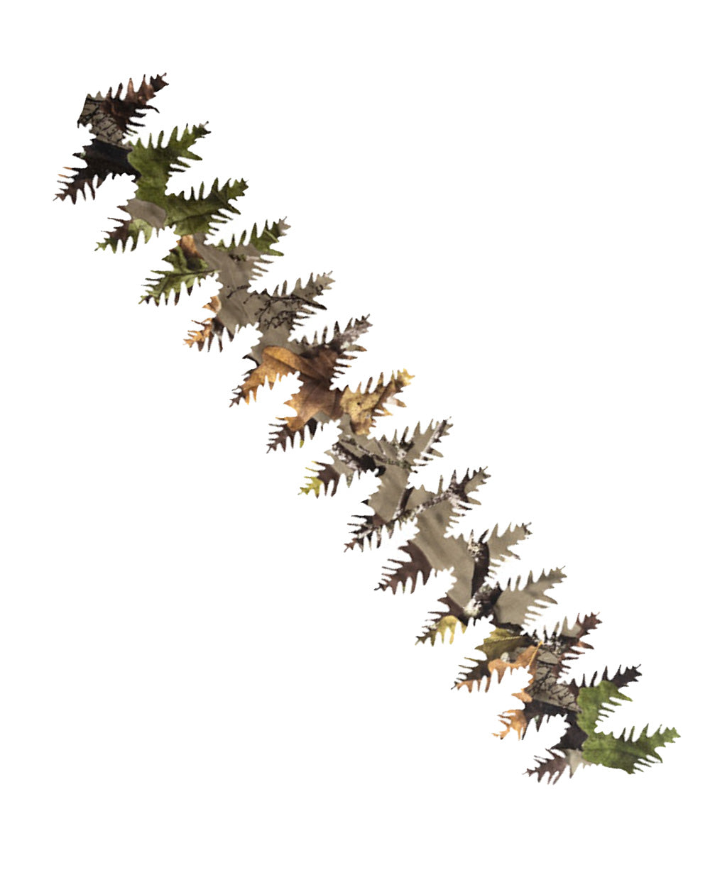 English Oak Evolution coloured Jack Pyke LLCS 3D Leaves on White Background
