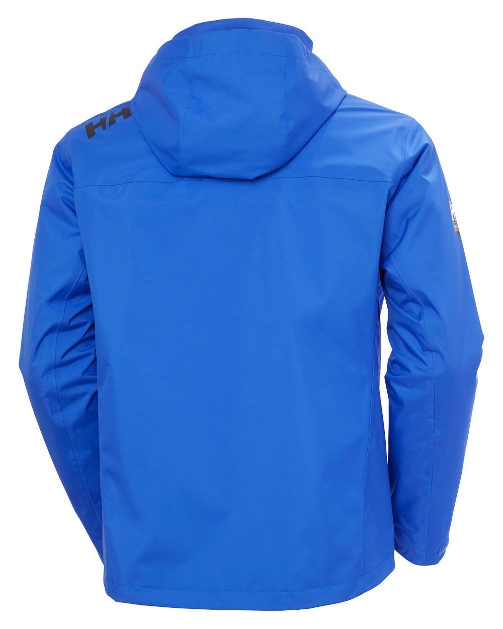 Cobalt 2.0 coloured Helly Hansen Mens Crew Hooded Midlayer Jacket on white background 