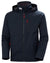 Navy coloured Helly Hansen Mens Crew Hooded Midlayer Jacket on white background #colour_navy