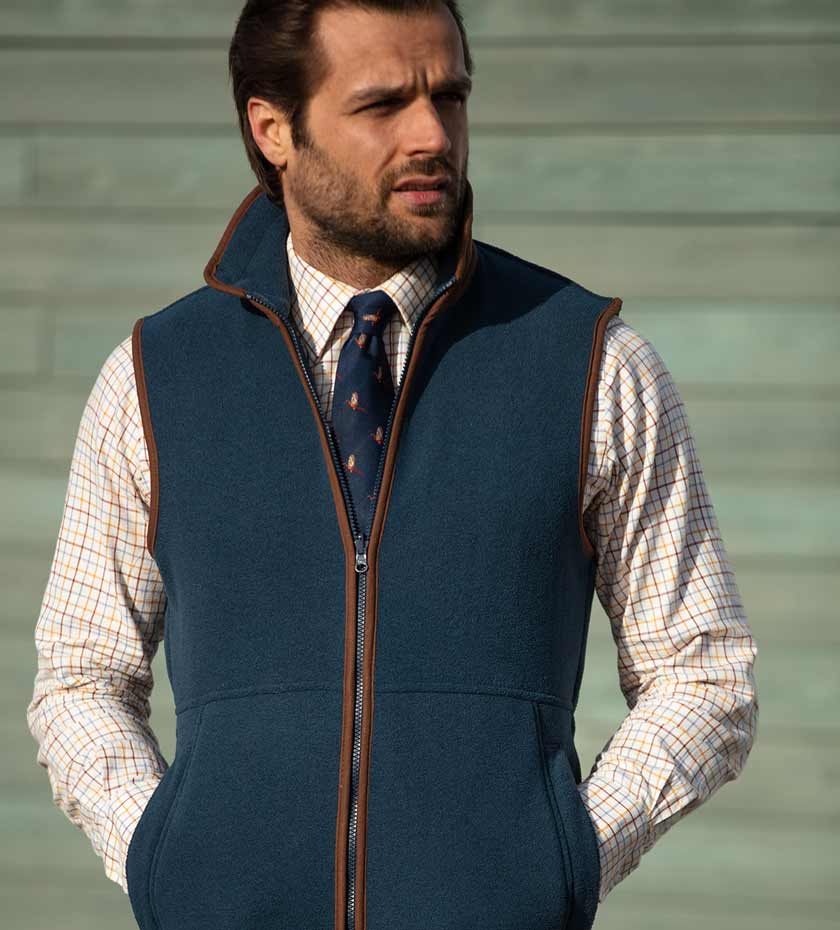 Men's Country Gilets & Waistcoats.