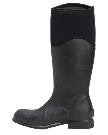 Black Coloured Muck Boots Colt Ryder All Conditions Riding Boots on White Background
