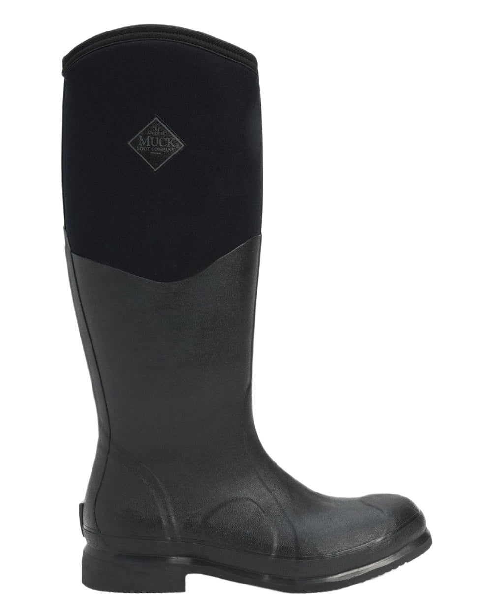 Black Coloured Muck Boots Colt Ryder All Conditions Riding Boots on White Background
