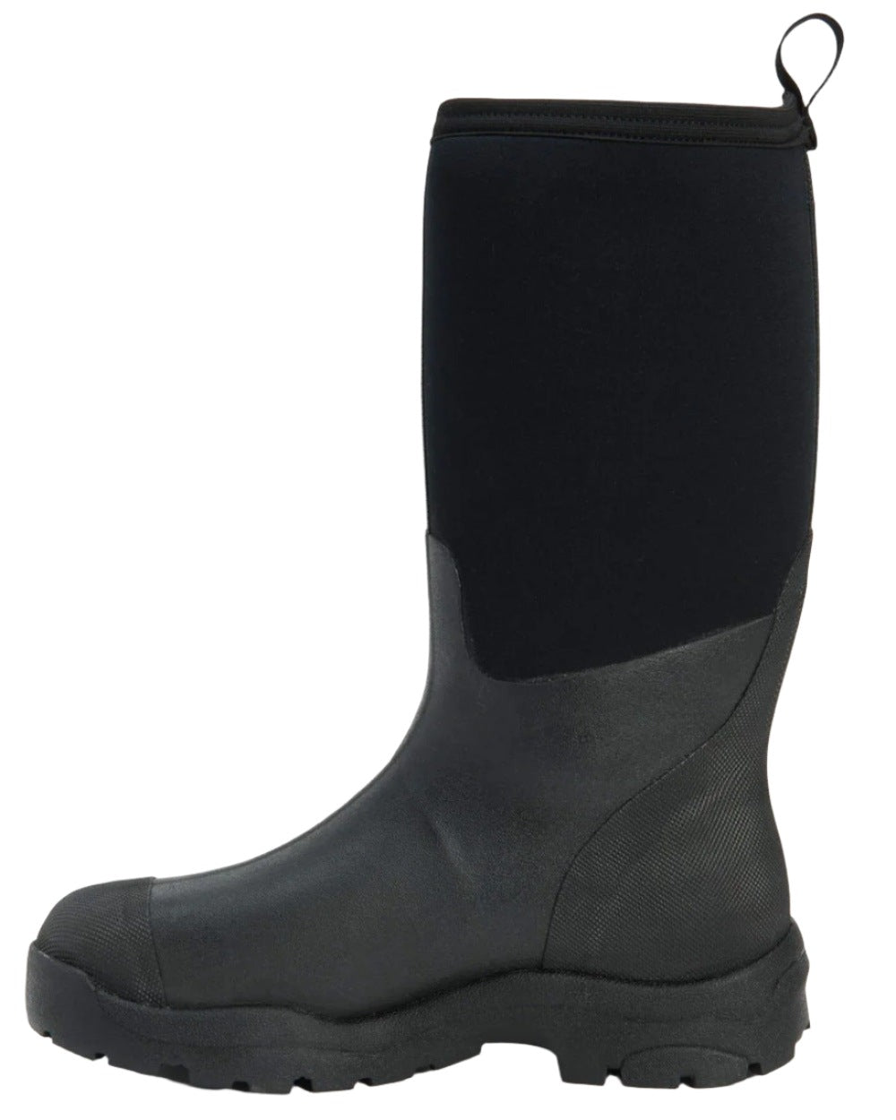 Black Coloured Muck Boots Derwent II Wellingtons On A White Background 