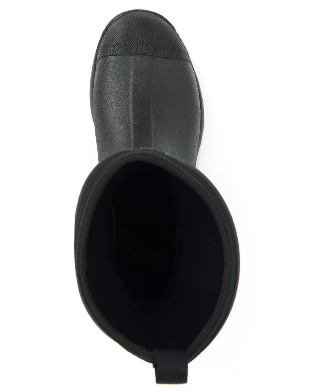 Black Coloured Muck Boots Derwent II Wellingtons On A White Background 