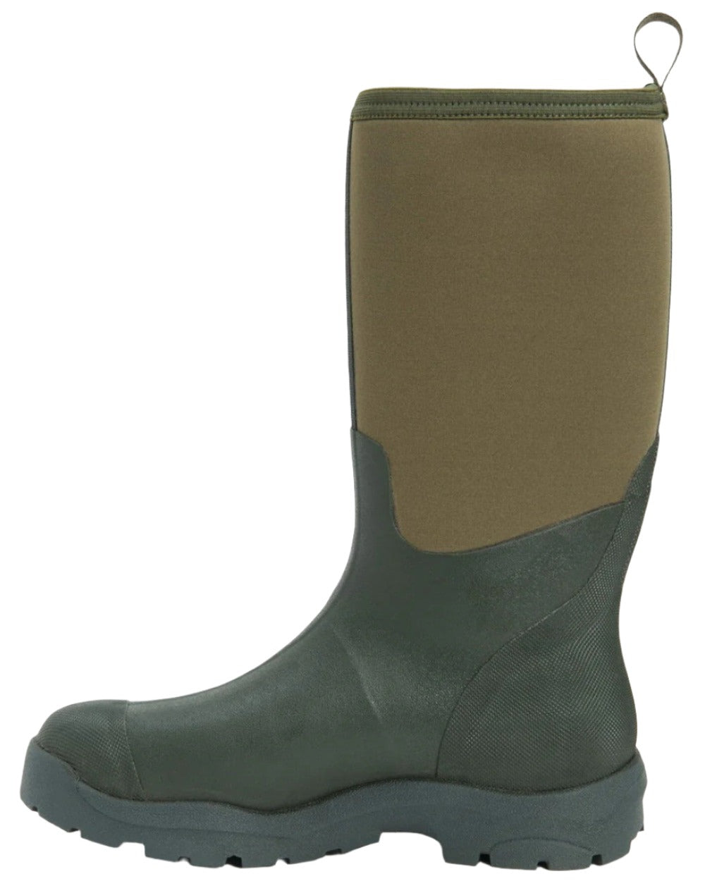 Moss Coloured Muck Boots Derwent II Wellingtons On A White Background 