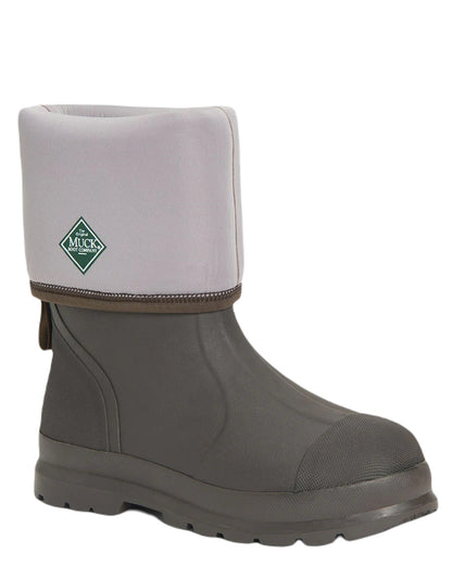 Bark Coloured Muck Boots Mens Chore Classic Xpress Cool Tall Boots On A White Background