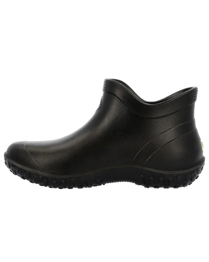 Black Coloured Muck Boots Mens Muckster Lite Ankle Boots On A White Background 
