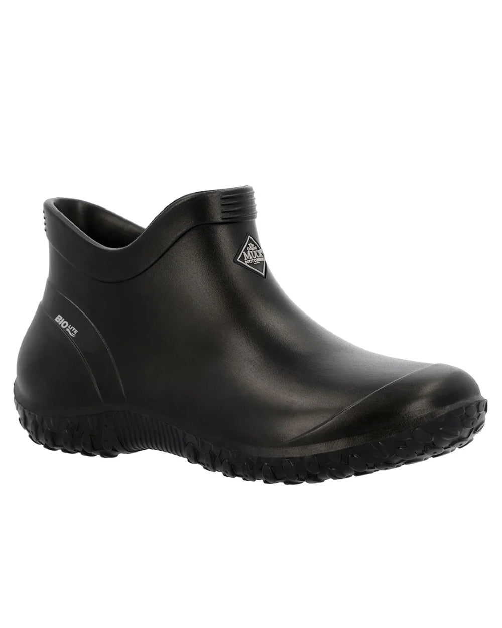 Black Coloured Muck Boots Mens Muckster Lite Ankle Boots On A White Background 