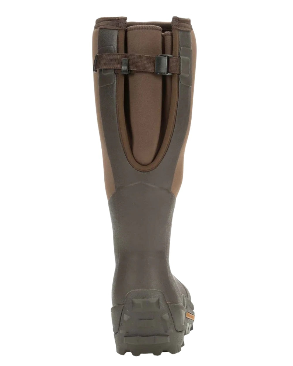 Bark Coloured Muck Boots Wetland XF Adjustable Tall Wellingtons On A White Background