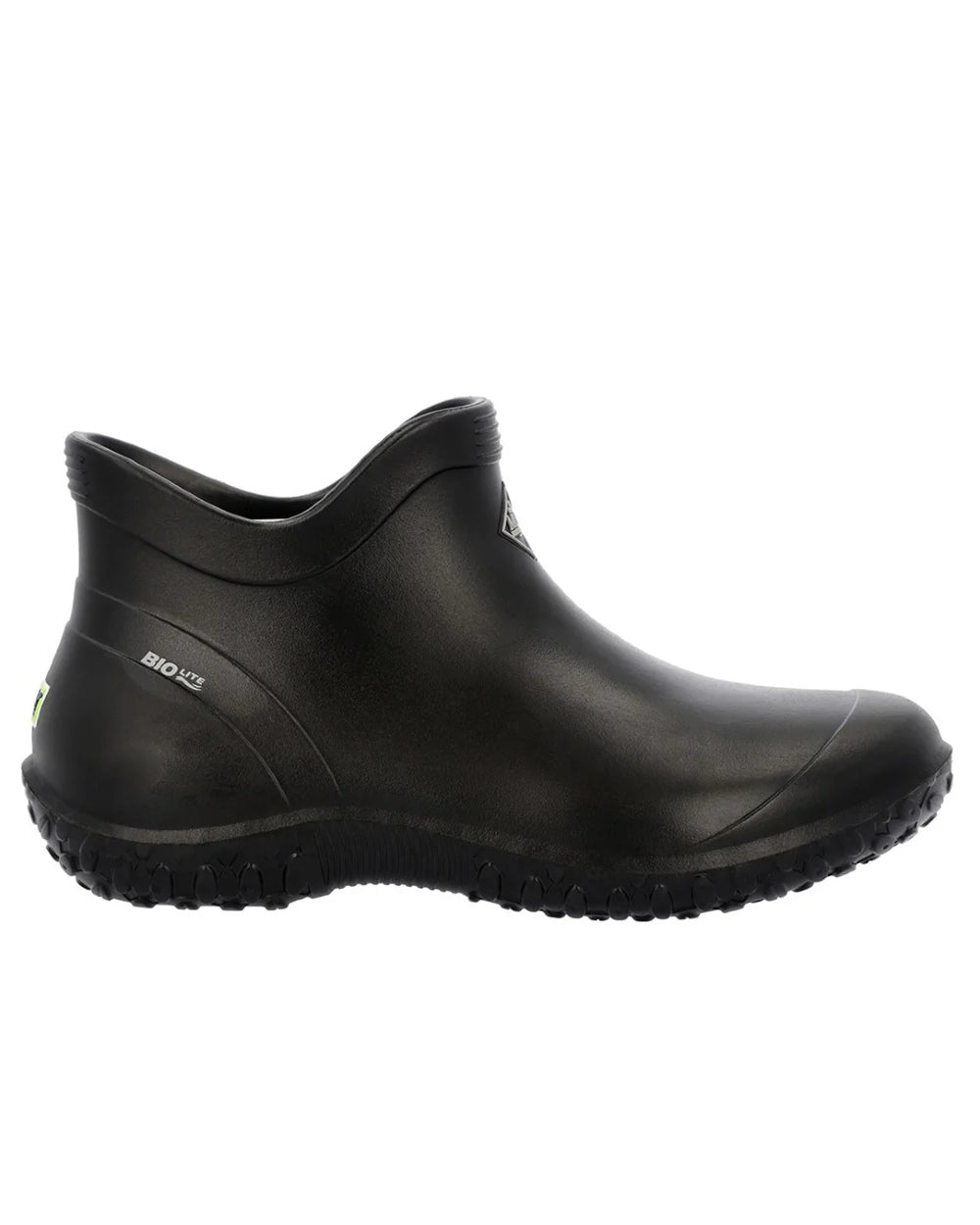 Black Coloured Muck Boots Womens Muckster Lite Ankle Boots On A White Background 