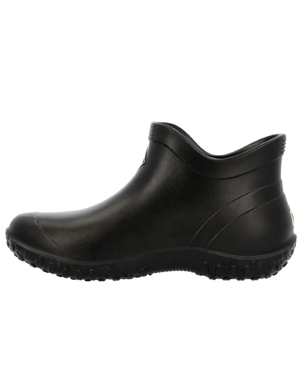 Black Coloured Muck Boots Womens Muckster Lite Ankle Boots On A White Background 