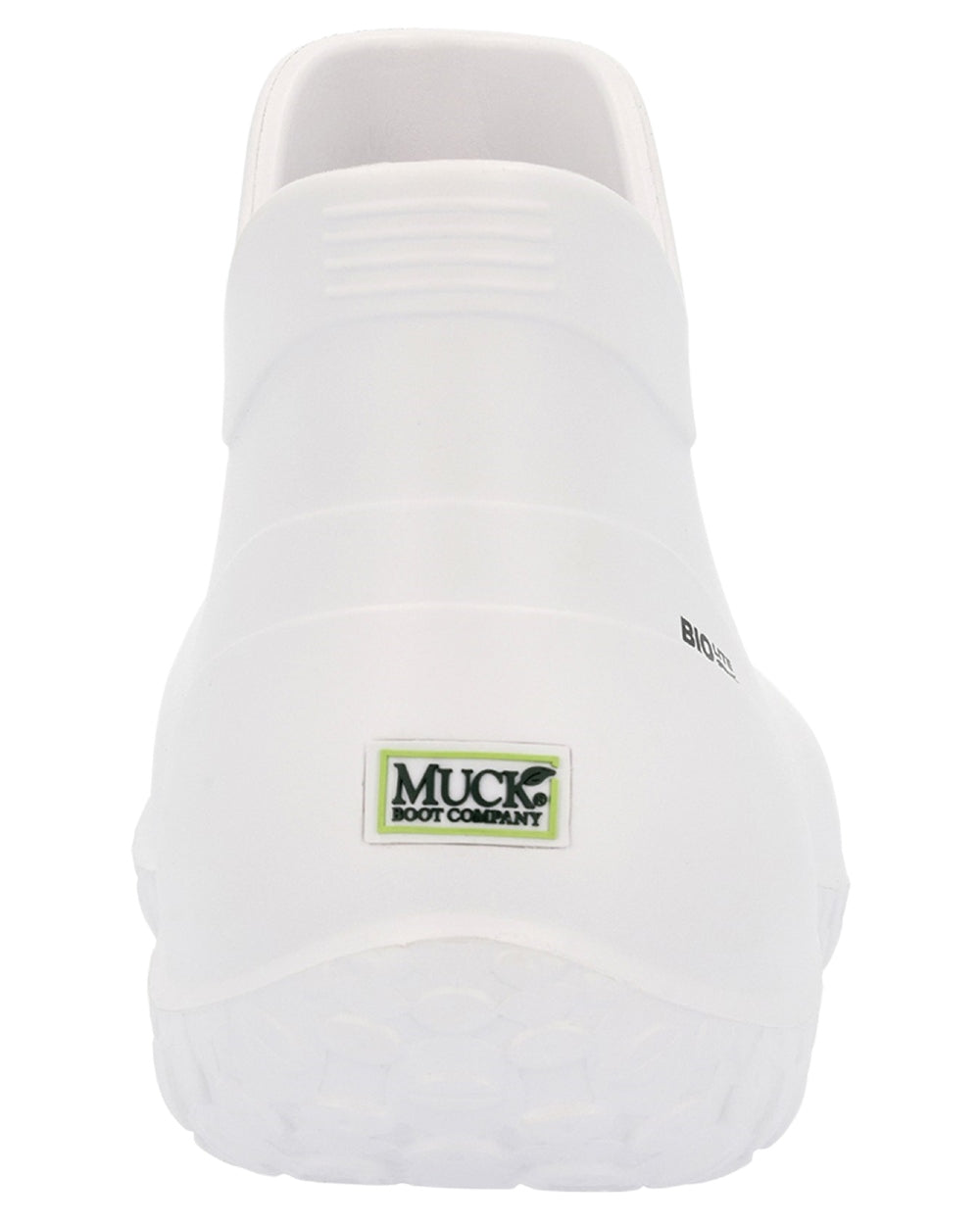 White Coloured Muck Boots Womens Muckster Lite Ankle Boots on White Background
