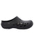 Black Coloured Muck Boots Womens Muckster Lite Clogs On A White Background #colour_black