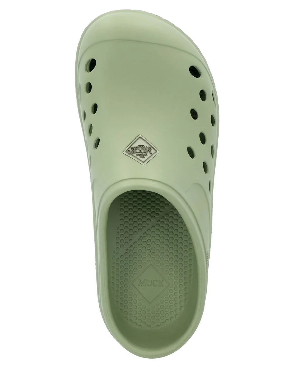 Resida Green Coloured Muck Boots Womens Muckster Lite Clogs On A White Background 