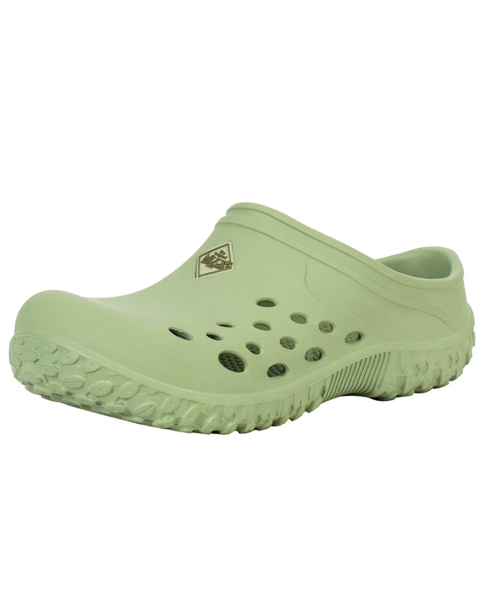 Resida Green Coloured Muck Boots Womens Muckster Lite Clogs On A White Background 
