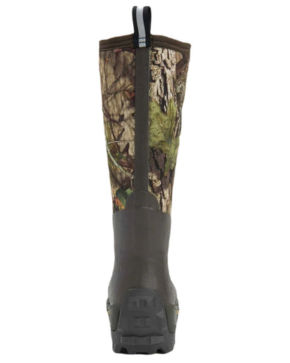 Mossy Oak Infinity Print Coloured Muck Boots Woody Max Tall Wellingtons On A White Background 