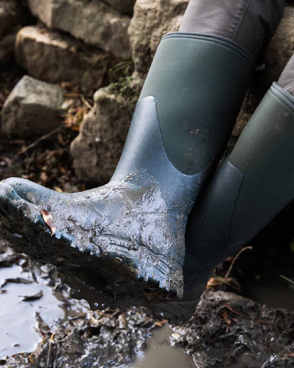 Muck Boots Arctic Outpost Tall Boots in Moss 