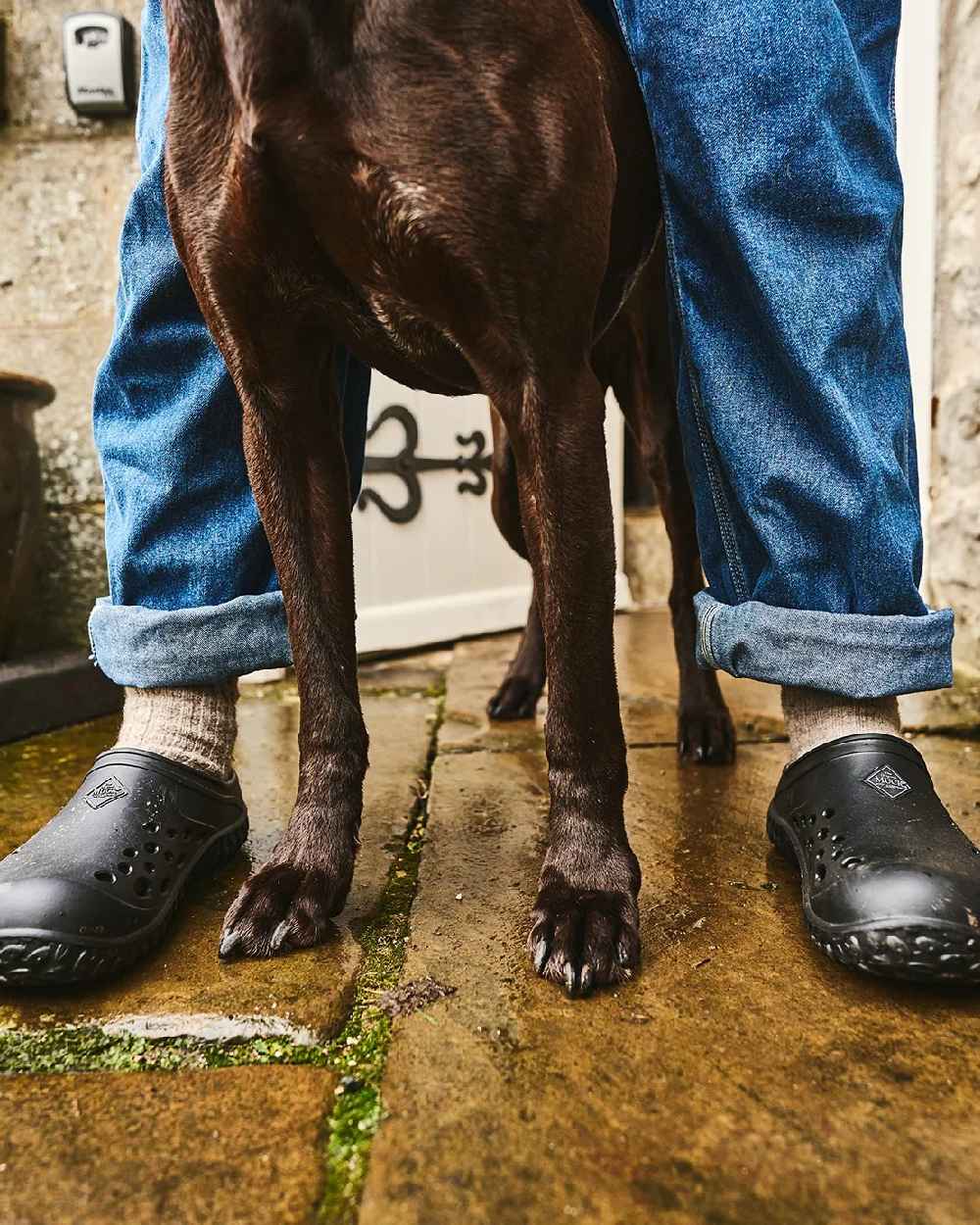 Muck Boots Mens Muckster Lite Clog in Black 