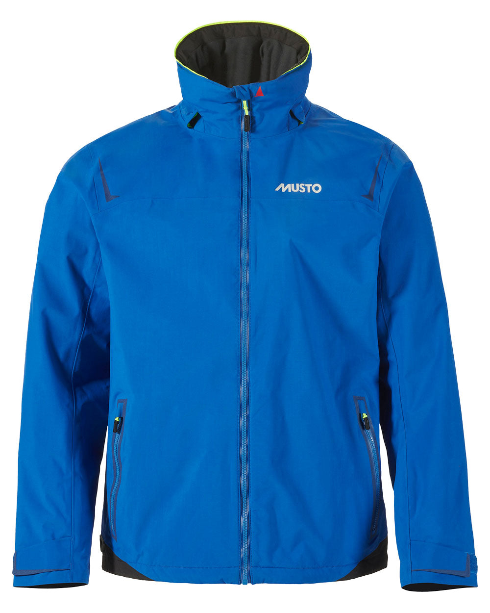 Aruba coloured Musto BR1 Solent Jacket on White background 