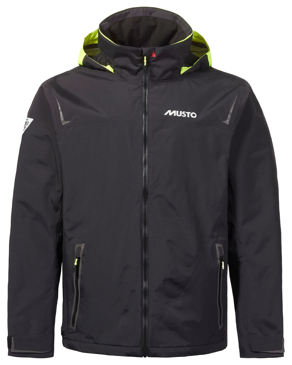 Black coloured Musto BR1 Solent Jacket on White background 