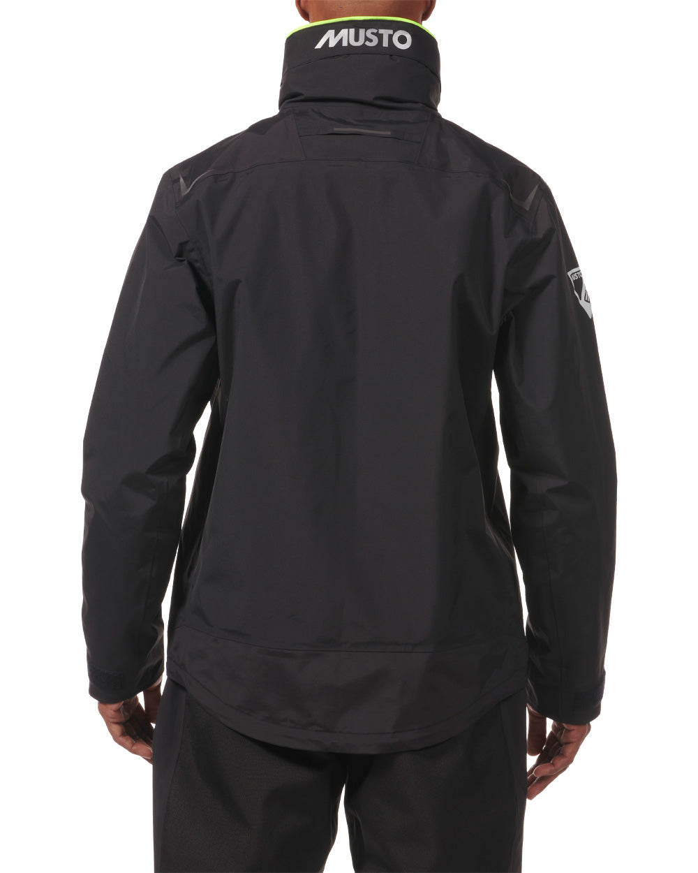 Black coloured Musto BR1 Solent Jacket on White background 