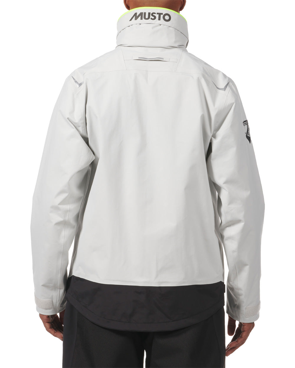 Platinum coloured Musto BR1 Solent Jacket on White background 